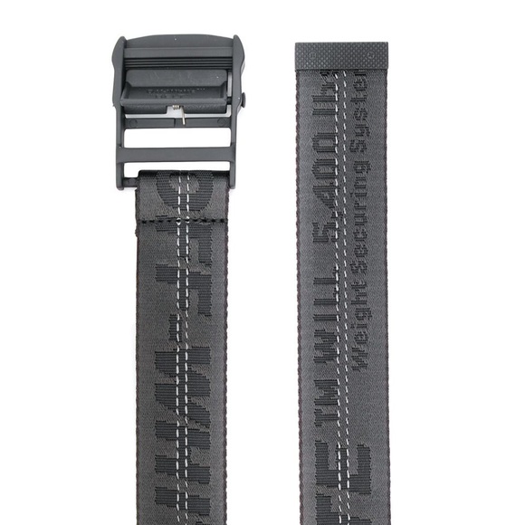 Off-White Black Industrial Long Logo Webbing Belt - Picture 8 of 10